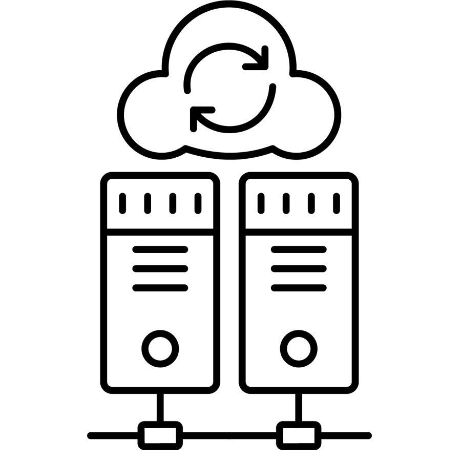 Network backup icon